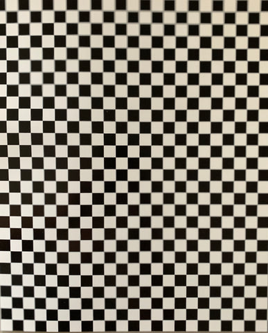 Black & White Checkered Print Adhesive Vinyl