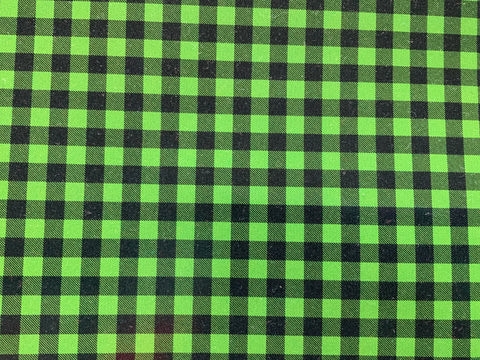 Buffalo Plaid - Green Adhesive Vinyl