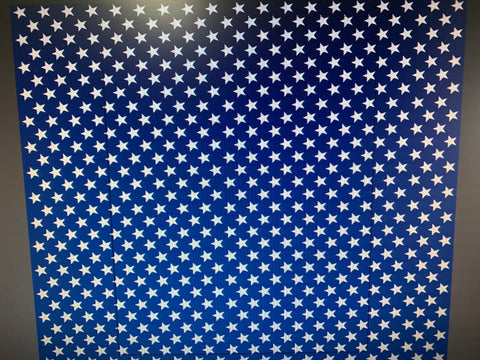 Red, White and Blue Flag stars only Design Adhesive Vinyl