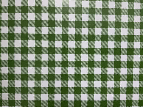 Green & White Buffalo Plaid Adhesive Vinyl