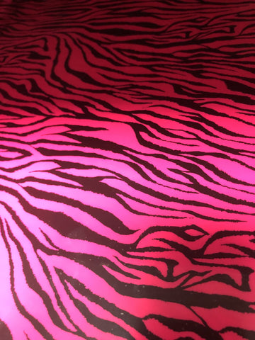 Pink Zebra Adhesive Vinyl