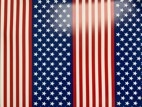 Red, White and Blue Flag Design Adhesive Vinyl