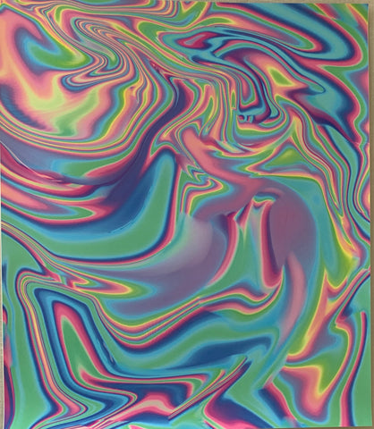 Marble Holographic Print Adhesive Vinyl