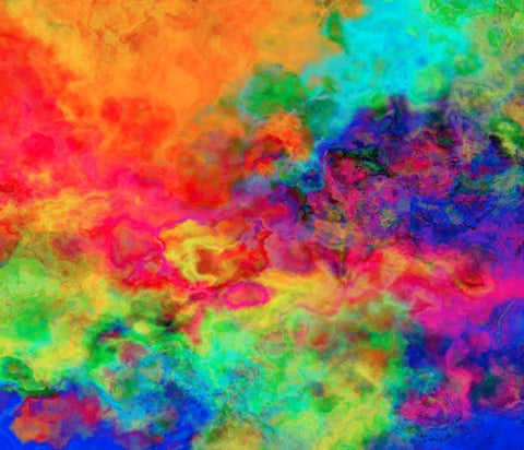 Bright Watercolor Print Adhesive Vinyl